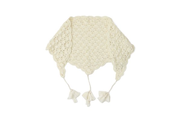 画像1: shop別注!! Hand Knit Hand Crochet Scarf (IV)