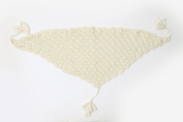 画像2: shop別注!! Hand Knit Hand Crochet Scarf (IV)