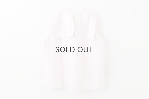 画像2: Khadi Silk Back Button Sailor Blouse (RW)