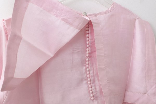 画像6: Khadi Silk Back Button Sailor Blouse (RW)