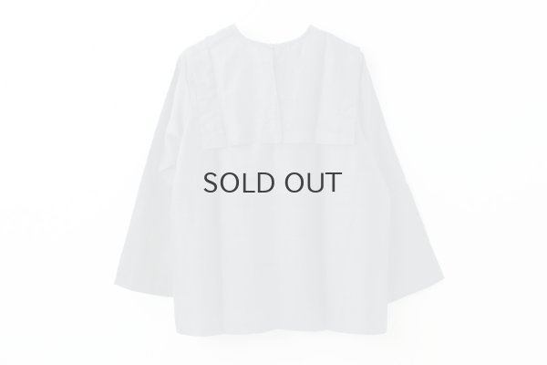 画像2: Khadi Silk Back Button Sailor Blouse (CH)