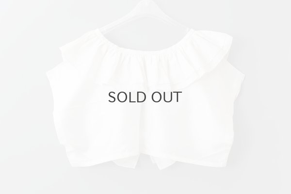 画像2: Khadi Silk Frill Gillet (WH)