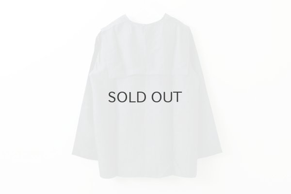 画像2: Khadi Silk Back Button Sailor Blouse (CH)