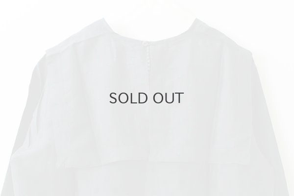 画像7: Khadi Silk Back Button Sailor Blouse (CH)