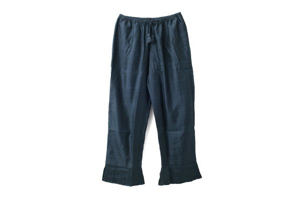 画像1: Khadi Silk Hem Tuck Pants (CH)