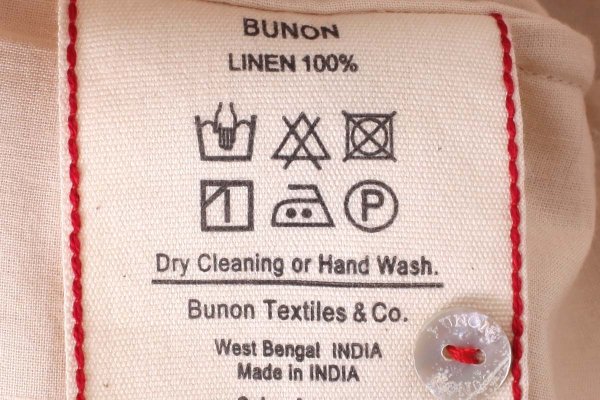 画像14: Khadi Linen Ribbon Overalls (EC)