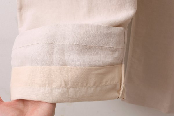 画像13: Khadi Linen Ribbon Overalls (EC)