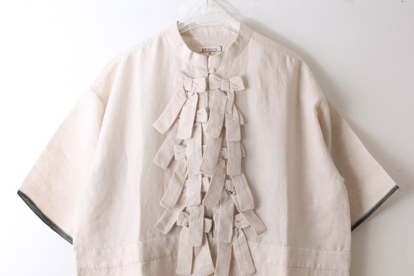 画像3: Khadi Linen Ribbon Overalls (EC)