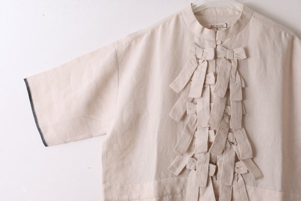 画像4: Khadi Linen Ribbon Overalls (EC)
