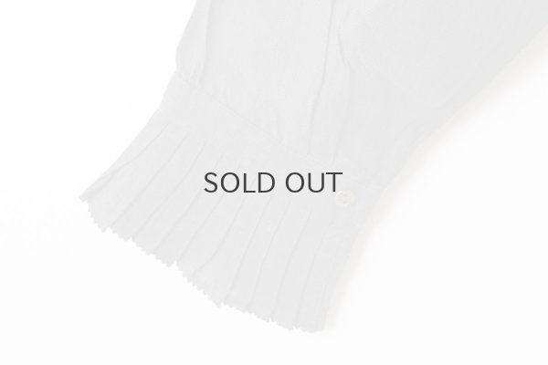 画像5: Khadi Linen Tuck Collar Blouse (CH)