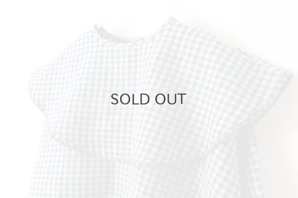 画像5: Khadi Linen Cotton Big Collar Wide Blouse (CH)