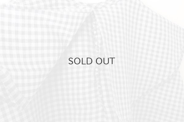 画像11: Khadi Linen Cotton Big Collar Wide Blouse (CH)