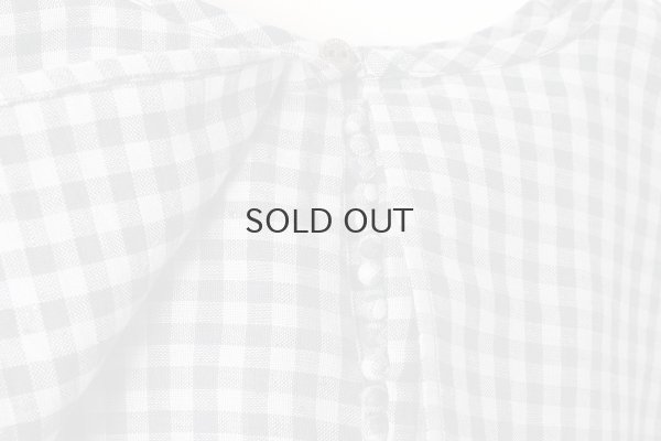 画像12: Khadi Linen Cotton Big Collar Wide Blouse (CH)