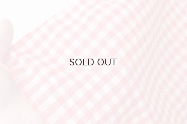 画像10: Khadi Linen Cotton Gingham Check Gingham Frill Overalls  (RD)