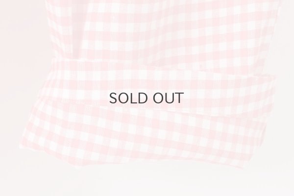 画像11: Khadi Linen Cotton Gingham Check Gingham Frill Overalls  (RD)