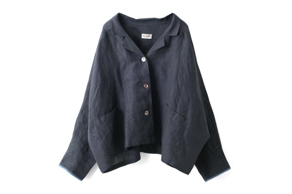 画像1: Khadi Linen Raglan Jacket (CH)