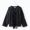 Khadi Silk Ribbon Light Jackt (BK)
