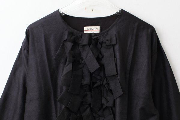 画像3: Khadi Silk Ribbon Light Jackt (BK)