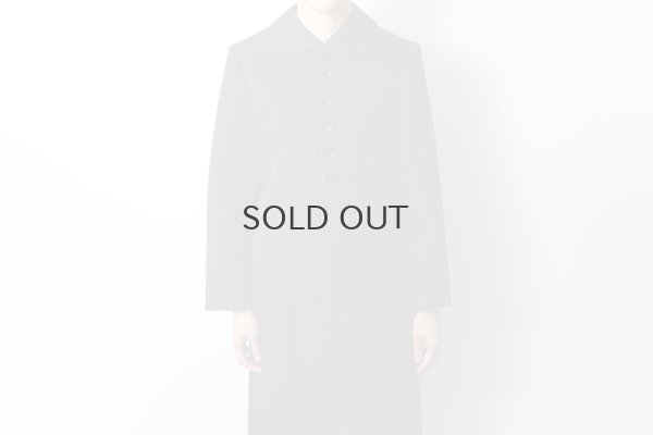 画像14: ウールギャバ 丸襟ジャケット (NV)