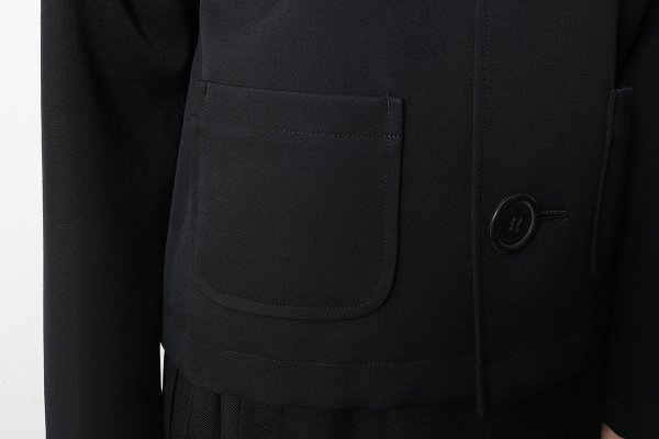 画像16: ビッグボタン ノーカラージャケット (NV)