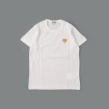 【Men's】PLAY T-SHIRT GOLD HEART (WH)