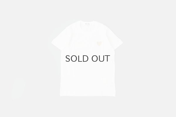 画像1: 【Men's】PLAY T-SHIRT GOLD HEART (WH)