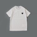 【Women's】PLAY T-SHIRT BLACK HEART (WH)