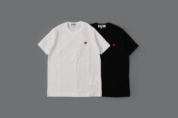 画像1: 【Women's】PLAY T-SHIRT SMALL RED HEART 