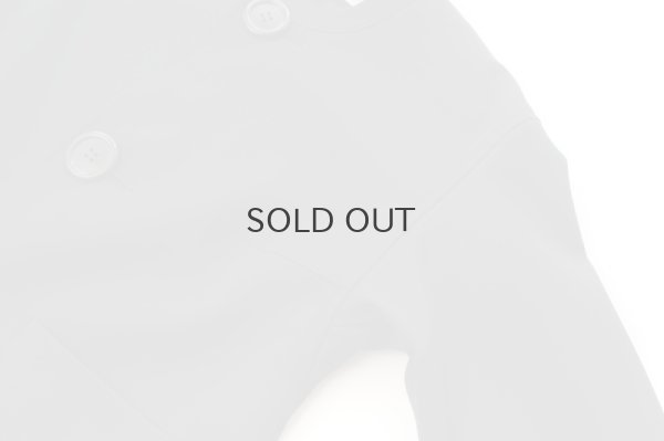 画像5: ビッグボタン ノーカラージャケット (BK)