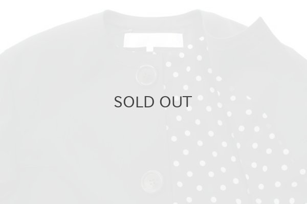 画像7: ビッグボタン ノーカラージャケット (BK)