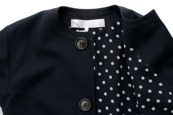 画像8: ビッグボタン ノーカラージャケット (NV)