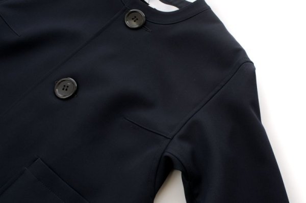 画像6: ビッグボタン ノーカラージャケット (NV)
