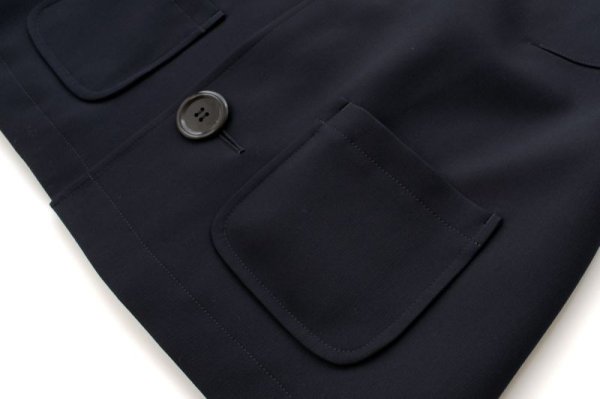 画像9: ビッグボタン ノーカラージャケット (NV)