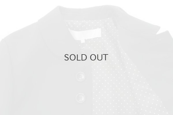 画像6: ウールギャバ 丸襟ジャケット (BK)