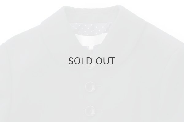 画像3: ウールギャバ 丸襟ジャケット (NV)