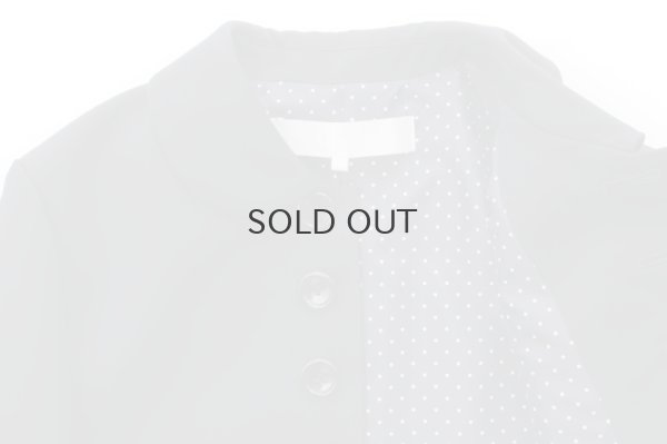 画像7: ウールギャバ 丸襟ジャケット (NV)