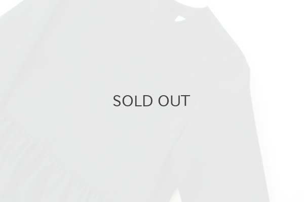 画像4: ウールギャバ ノーカラーワンピース (BK)