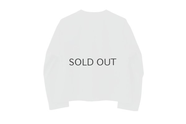 画像2: ビッグボタン ノーカラージャケット (BK)