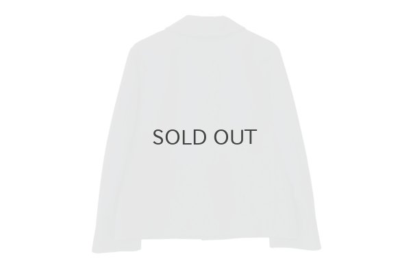 画像2: ウールギャバ 丸襟ジャケット (NV)