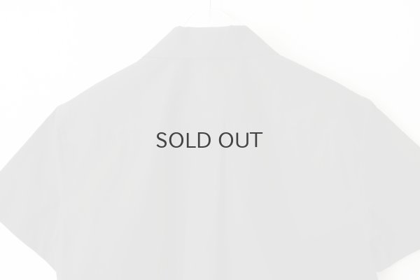 画像8: ポケット付き丸襟半袖ブラウス (BK)