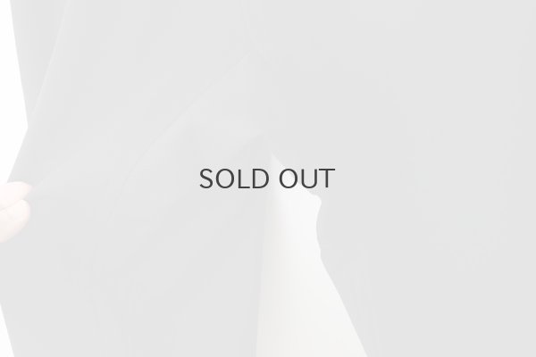 画像9: ウールギャバ後染めパッチポケットギャザーパンツ (BK)