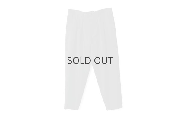 画像1: ウールギャバ後染パンツ (BK)