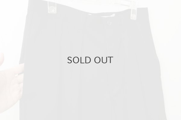 画像7: ウールギャバ後染パンツ (BK)