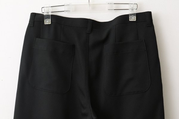 画像5: ウールギャバ後染パンツ (BK)