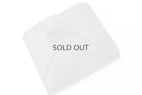 画像4: CDG WALLET  BIG BOW ジップウォレット (RD)