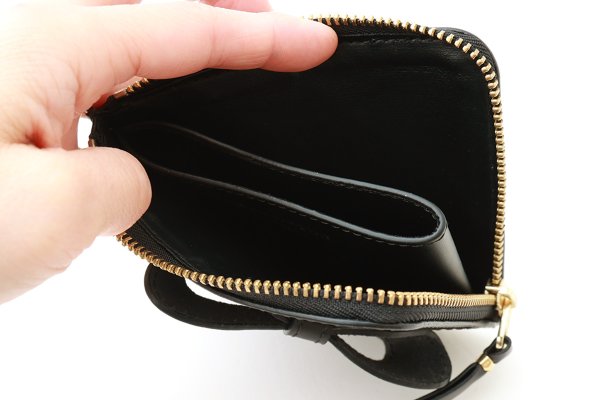 画像7: CDG WALLET  BIG BOW ジップウォレット (BK)
