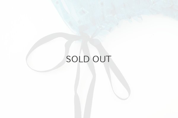 画像7: ナイロンチュールプリント×エステルベルベット刺繍ブラウス (TQ)