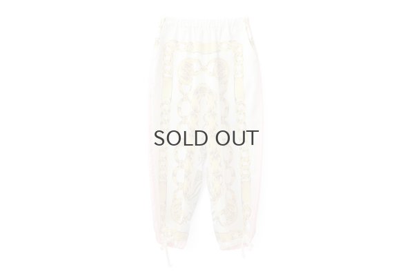 画像1: エステルスカーフ柄プリントMIXパンツ (PK)