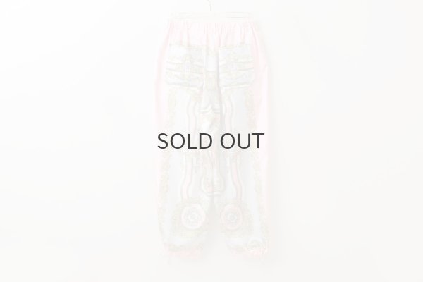 画像2: エステルスカーフ柄プリントMIXパンツ (PK)