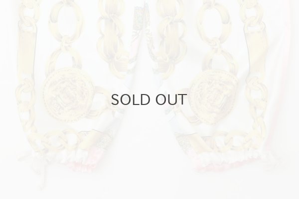 画像6: エステルスカーフ柄プリントMIXパンツ (PK)